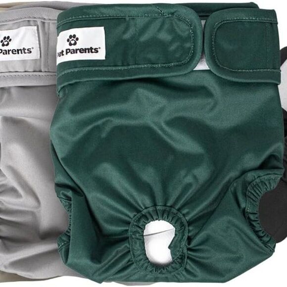 Pet Parents Premium Washable Dog Diapers ( set of 3) & extender Sz L NEW - Picture 9 of 9